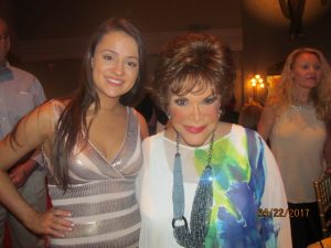 Vanessa Simpson with Singer, Connie Francis