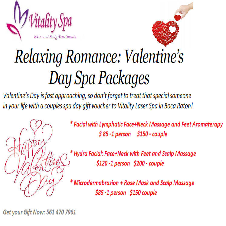 Relaxing Romance Valentines Day Spa Packages Boca Ratons Most