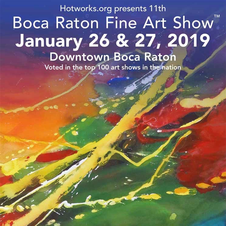 11th Annual Boca Raton Fine Art Show Returns January 26th and 27th to