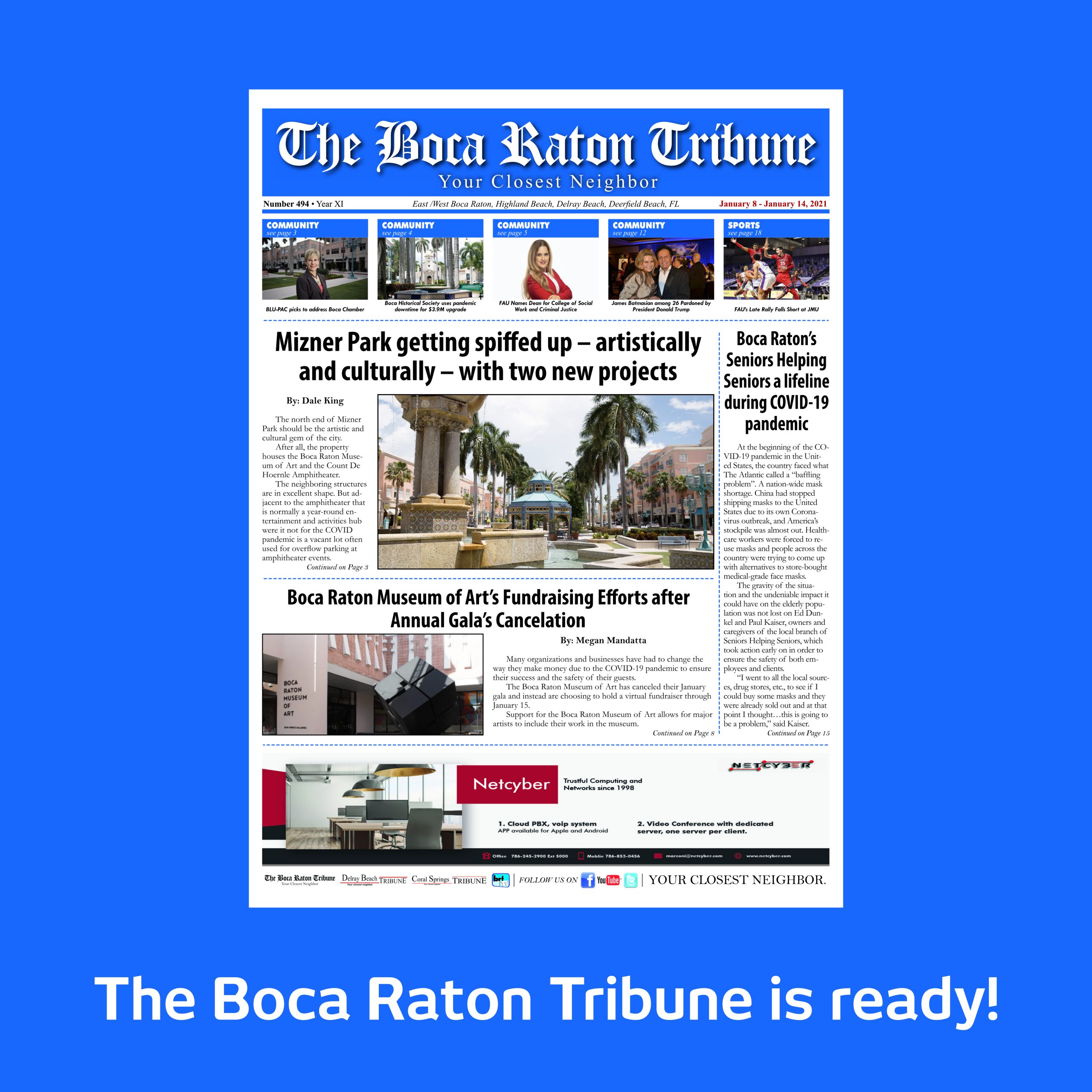 The Boca Raton Tribune is Ready! - Boca Raton's Most Reliable News